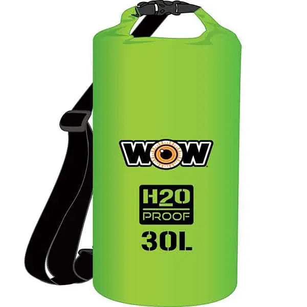 WOW SPORTS H2O Proof 30L Dry Bag in Green – Waterproof Storage Solution for Outdoor Adventures