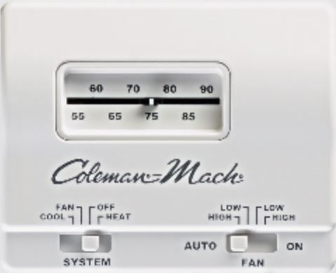 Coleman RVP T-Stat Wall 24V - Reliable Temperature Control for RVs