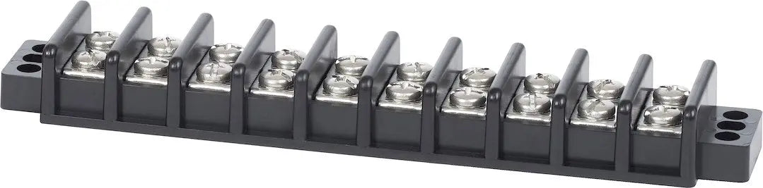 Blue Sea Systems Terminal Block, 10 Circuits, 30 Amps – Part #2510BSS