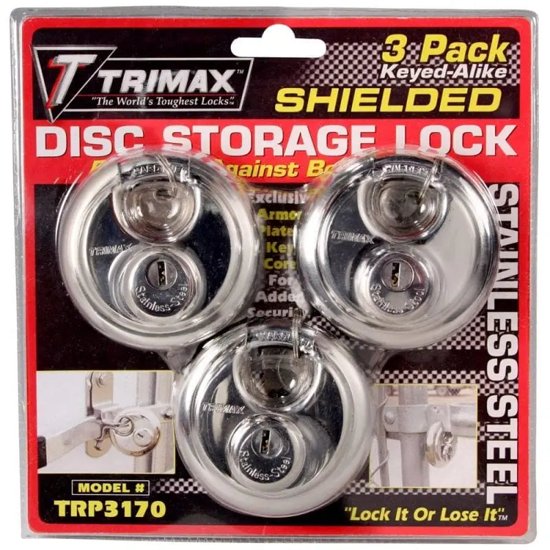 TRIMAX Keyed Alike Trp170 3-Pack - Durable Locking Pins for Secure Connections
