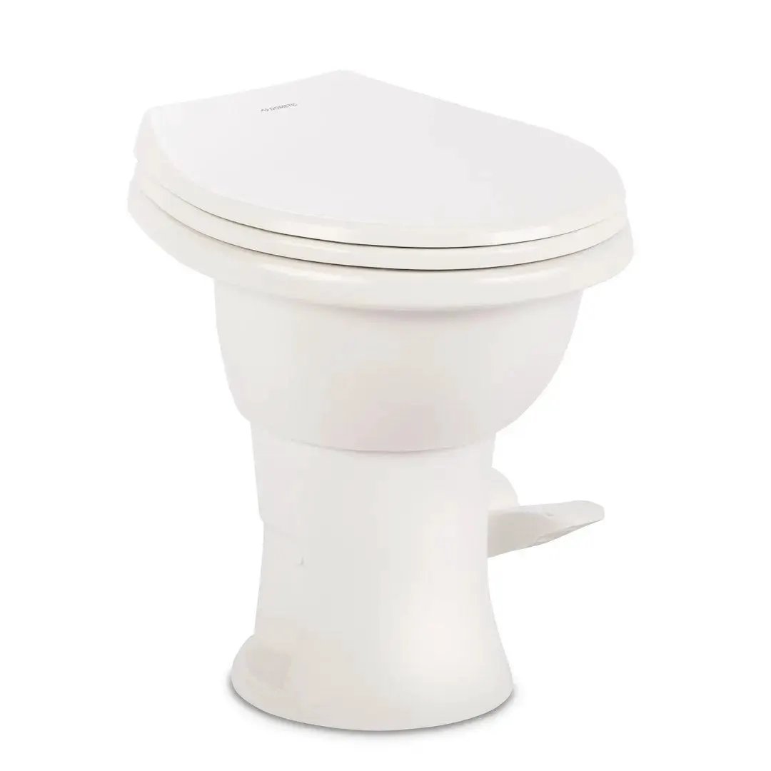 Dometic 9610008259 Toilet 410 White Standard for RV and Marine Applications by DOMETIC