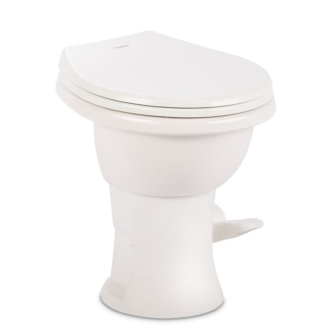 Dometic 9610008259 Toilet 410 White Standard for RV and Marine Applications