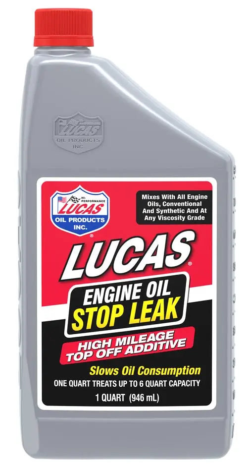 LUCAS Oil Engine Oil Stop Leak & Top Off Additive - Part No. 11100