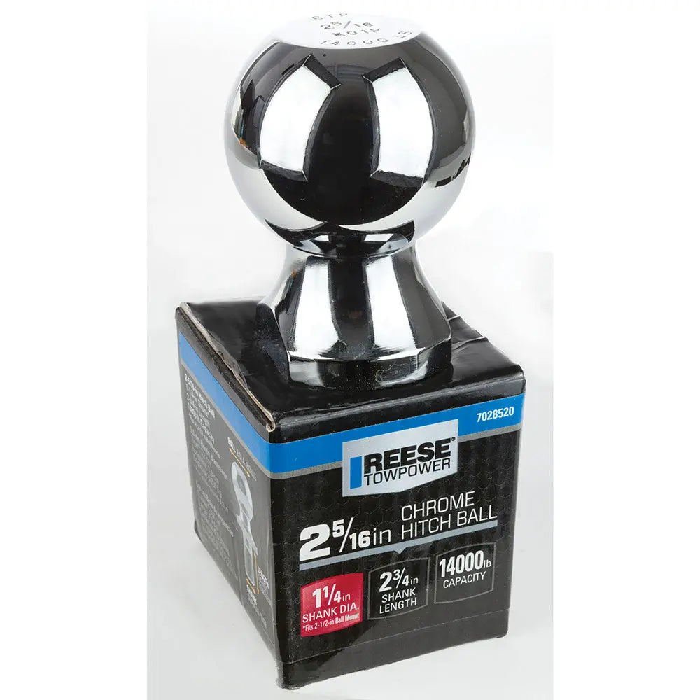 Bulldog/Fult Heavy Duty Chrome Standard Hitch Ball - Part #7028500