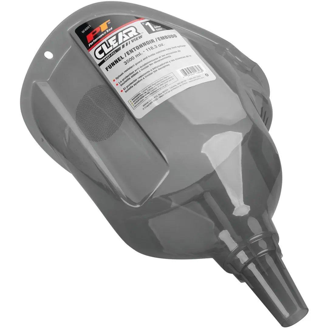 Perform Tool Clear View Easy-Fill Funnel 1 Gallon W4051