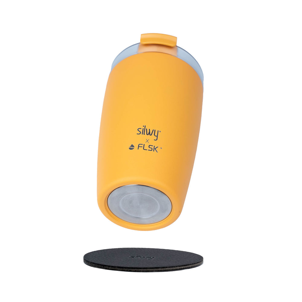 SILWY MAGNET Sunrise Magnetic Thermal Mug - Keeps Beverages Hot or Cold