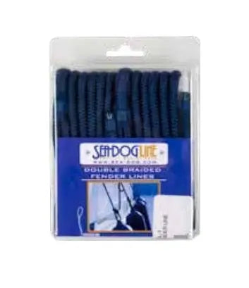 Sea Dog Double Braid Fender Line 3/8" – Durable Marine Rope for Fendering and Mooring