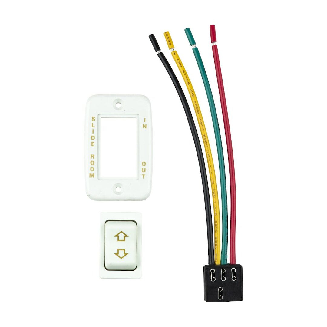 Lippert Comp White Slide-Out Switch KI (Part Number 117461)
