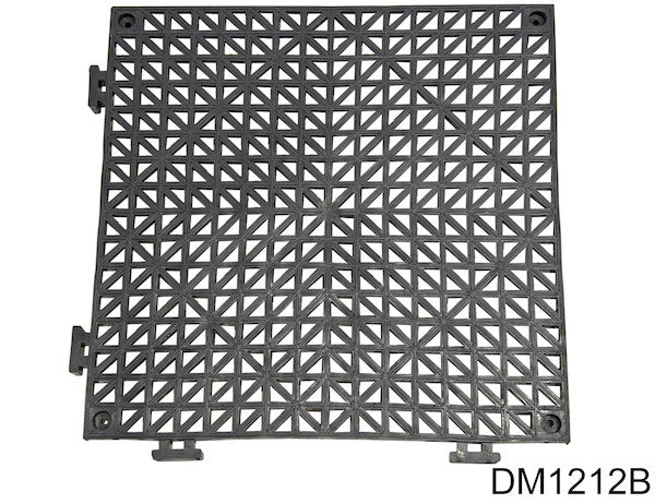 Buyers Prod DM1212B Dry Tile Mat – 12 in x 12 in Non-Slip Surface for Industrial and Commercial Use