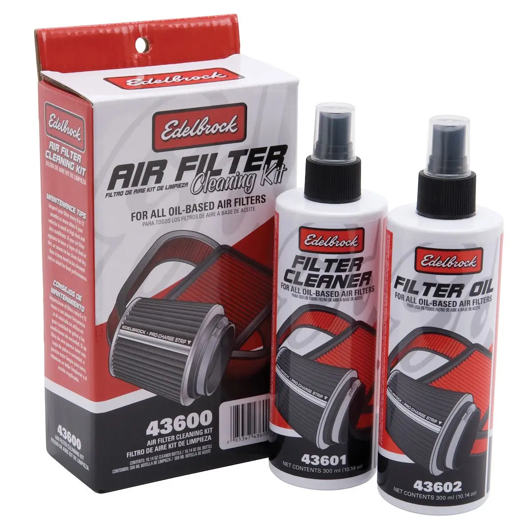 Edelbrock Part 43600 Air Filter Cleaning Kit for Enhanced Engine Performance