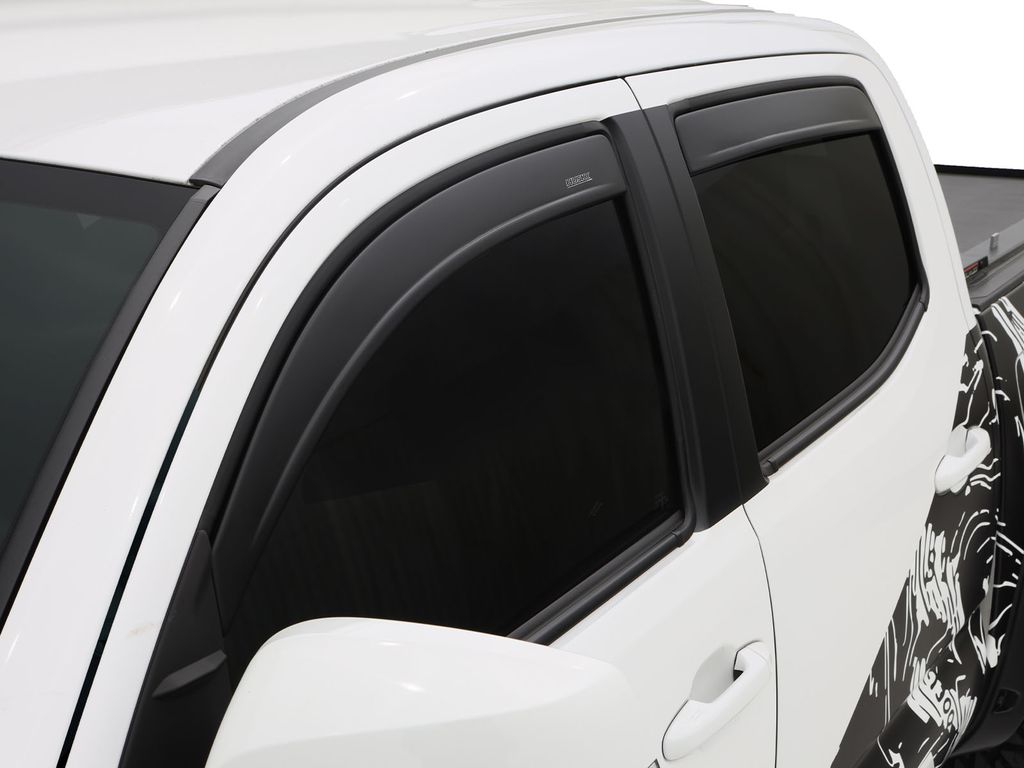 Husky Liners Ventvisor Low Pro Matte Black 4-Piece Set for 2005-2015 Toyota Tacoma, Part Number 2857048