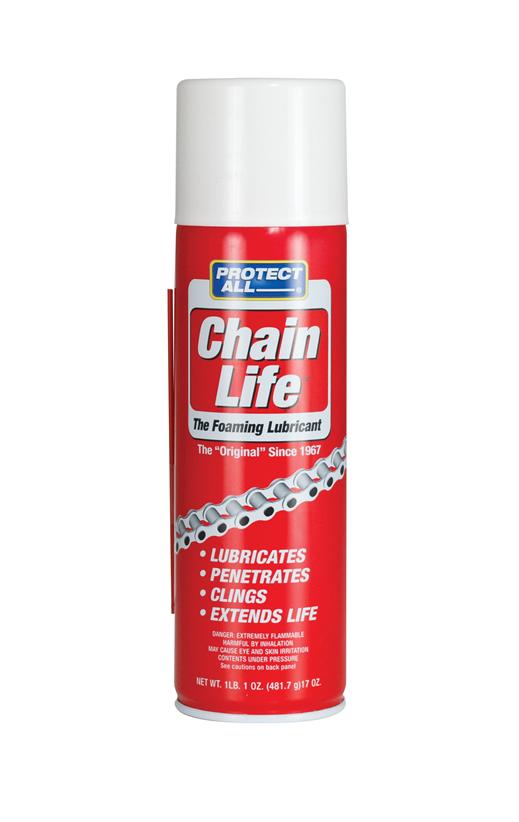 DAVE CARTER 35017PA ChainLife 17 oz Aerosol Spray for Heavy-Duty Lubrication and Protection
