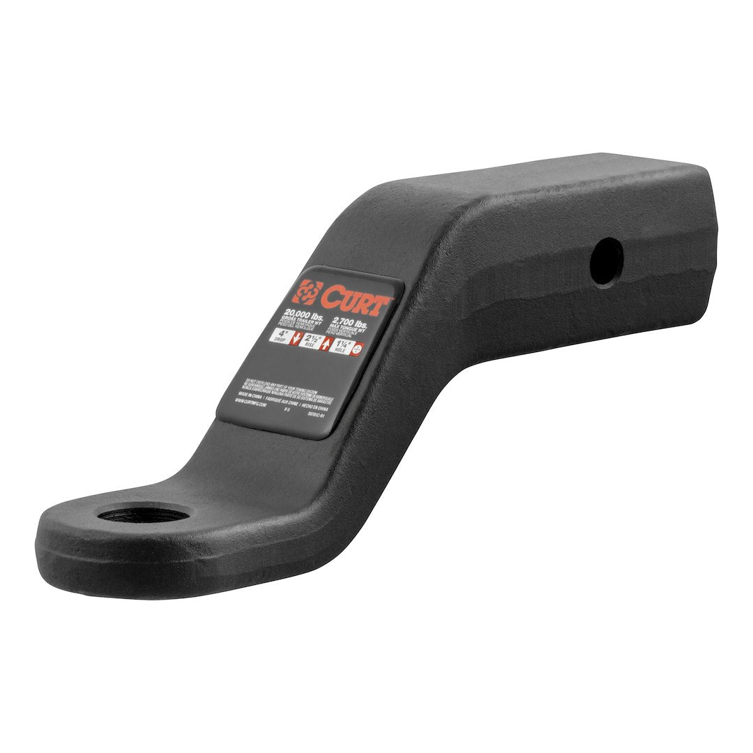 CURT Manufacturing Forged Ball Mount - Part 45458 for Heavy-Duty Towing