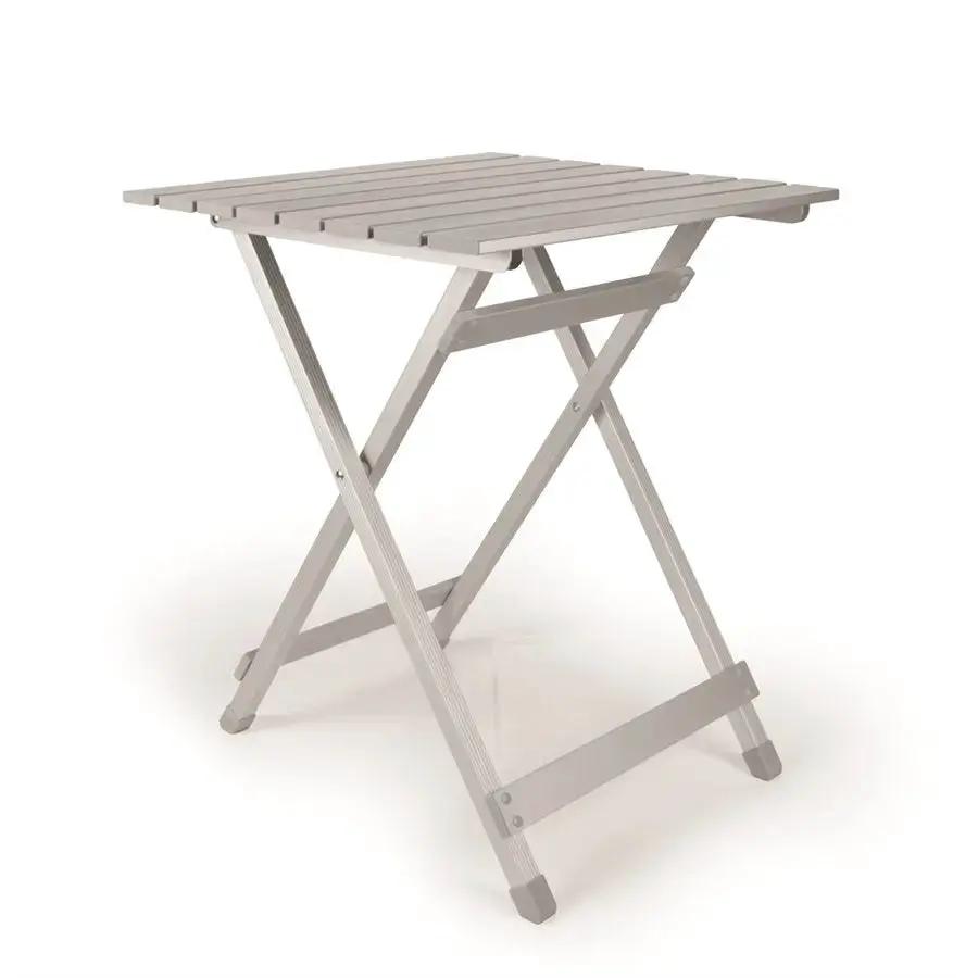 Camco Fold-Away Side Table Large - Compact and Portable Camping Table by CAMCO