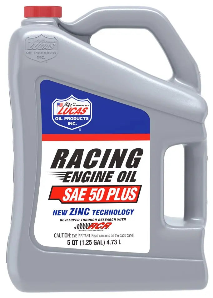 Lucas Oil SAE 50 Plus Racing Motor Oil - High-Performance Engine Lubricant