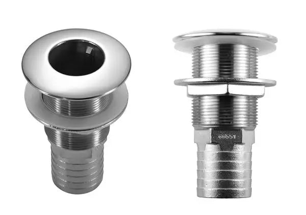 Attwood Mari 1-1/2 inch Stainless Steel Thru Hull (Part #665513)