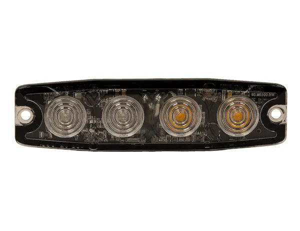 Buyers Prod Light Strobe 4-3/8 Inch 4-LED Amber/Blue - Part #8892248