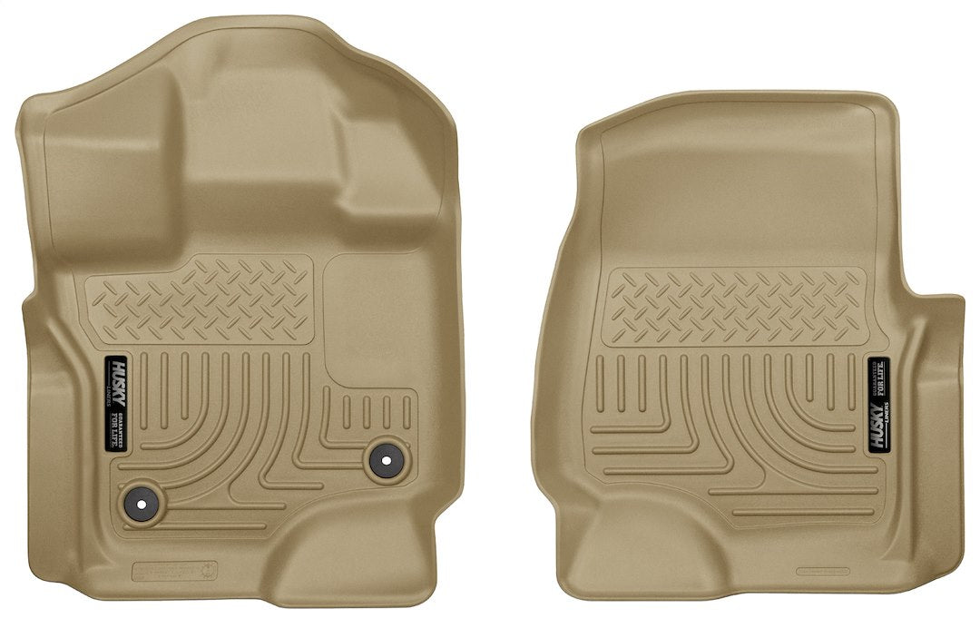 Husky Liners WB F150 Screw/Cab Tan 15 | Durable Bed and Cab Protection