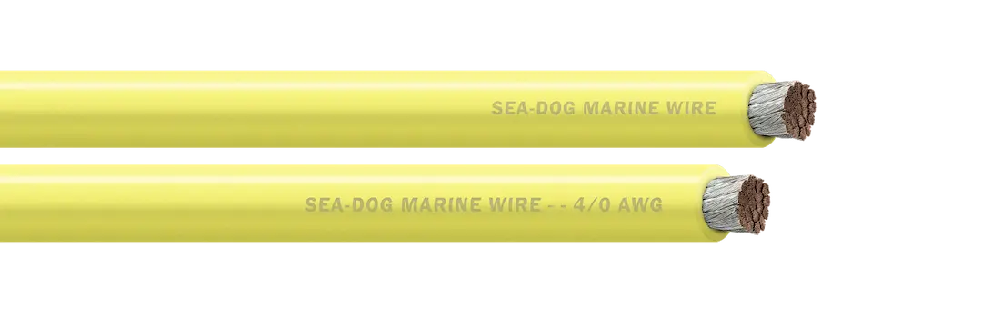 Sea Dog 8041032 4/0 AWG Yellow Battery Cable, 100 Feet