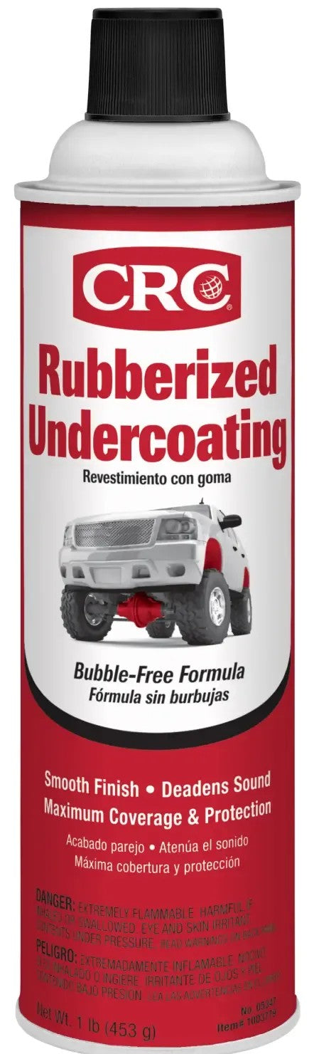 CRC Rubber Spray Undercut 16 oz - Durable Rubber Coating for Automotive and Industrial Use