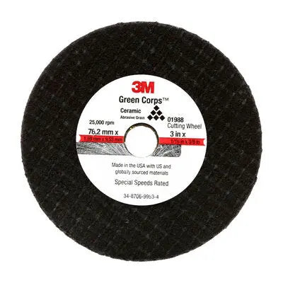 3M 01988 Cut Off Wheel for Metal and Masonry Applications