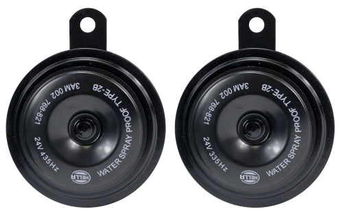 HELLA Horn Kit BX Black Disc 92mm – Reliable Vehicle Horn for Enhanced Safety