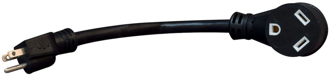 Valterra LLC 15AM-30AF 12' Black Adapter for RV and Marine Applications