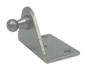 Whitecap Industries G1060BC Black Zinc Plated Steel Mounting Bracket – 2' x 1-1/4"