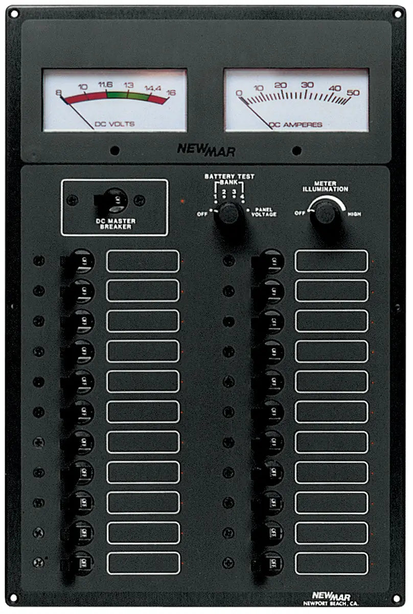 NEWMAR ELITE DC Panel ES1 - Reliable Power Control for RVs and Marine Applications