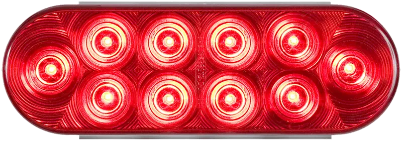 Optronics STL72RB LED Tail Light with 6' Grommet Mount - 10 Diodes