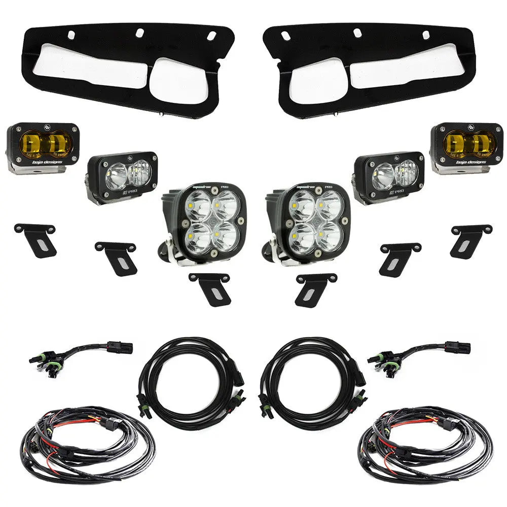 Baja Designs Ford Bronco S2 SAE Amber FPK PRO – Part Number 448179