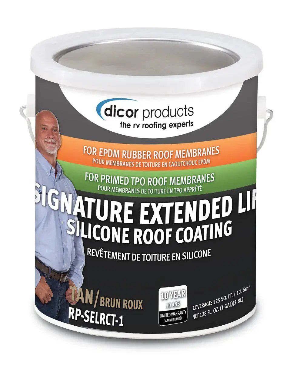 DICOR CORP Signature Roof Coating for EPDM Tan - Part Number RPSELRCT1 by DICOR CORP