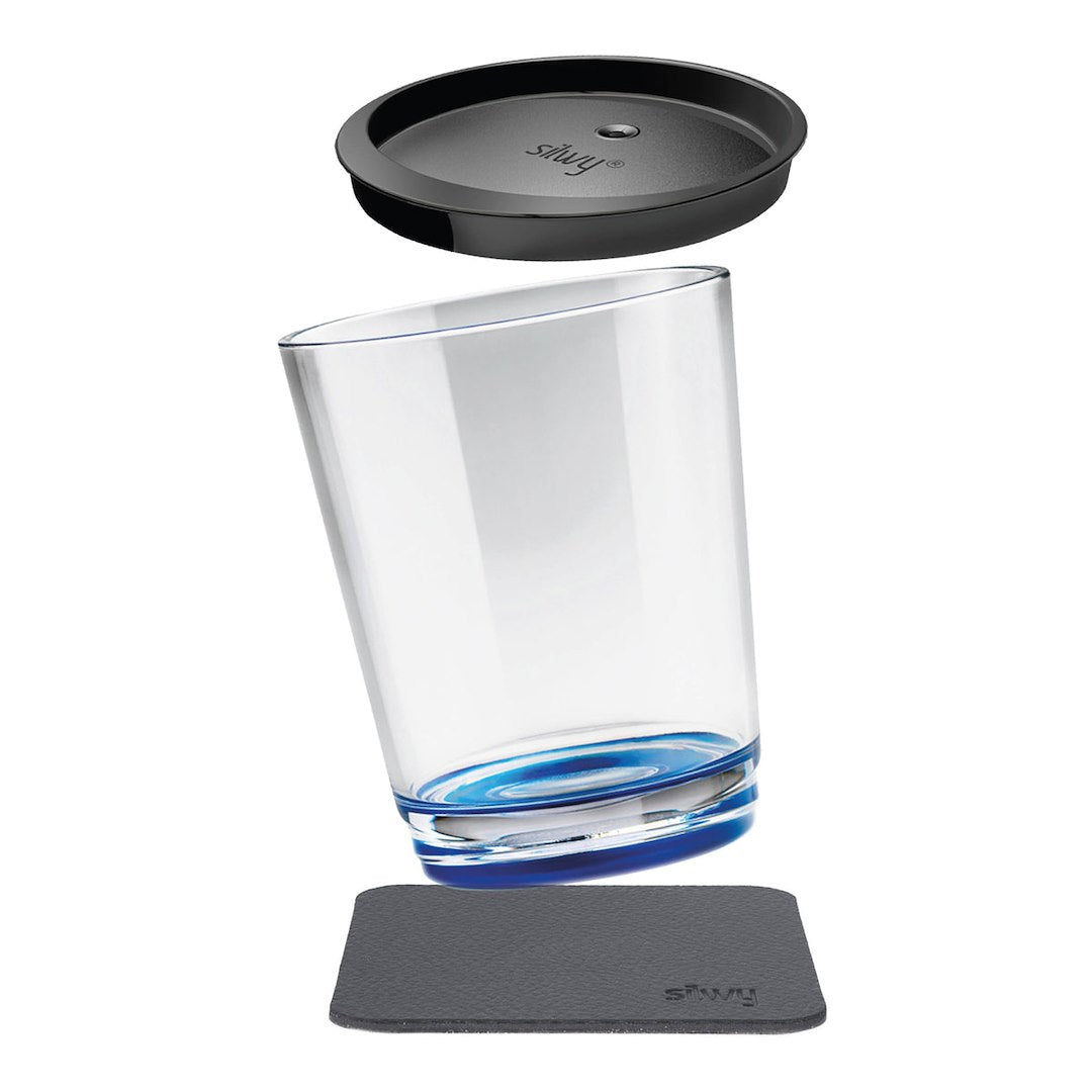 Silwy Magnet Triple Lui Blue Drinking Cup - Elegant and Durable Beverage Accessory