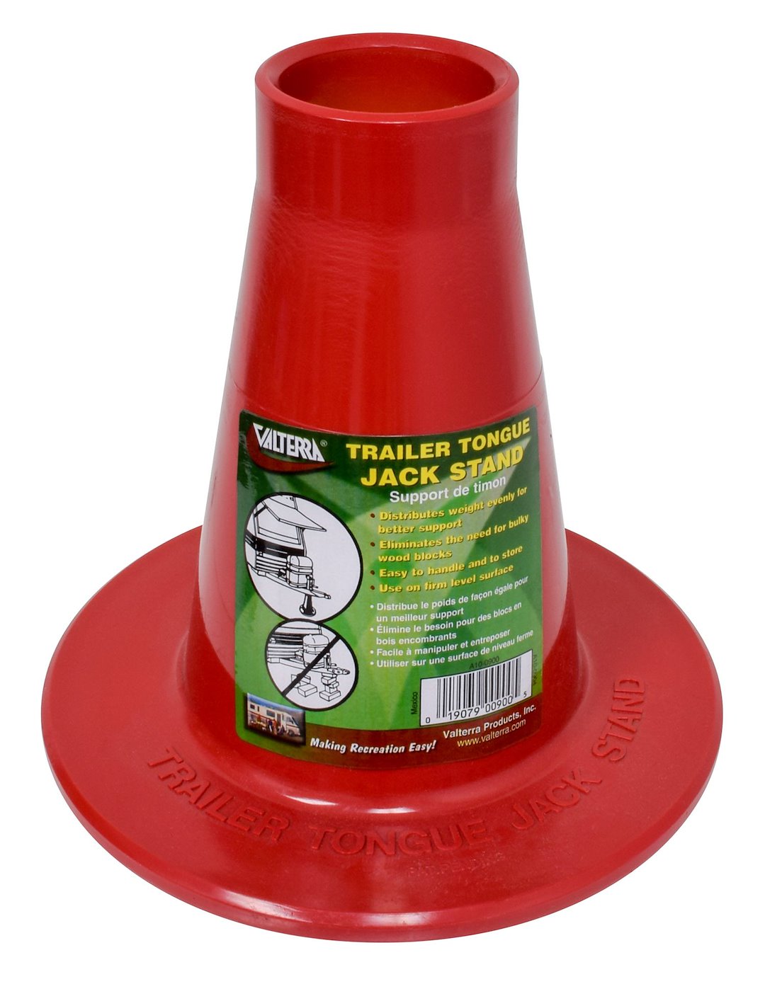Valterra LLC Jack Stand Trailer Tongue - Model A100900 for Secure Trailer Support