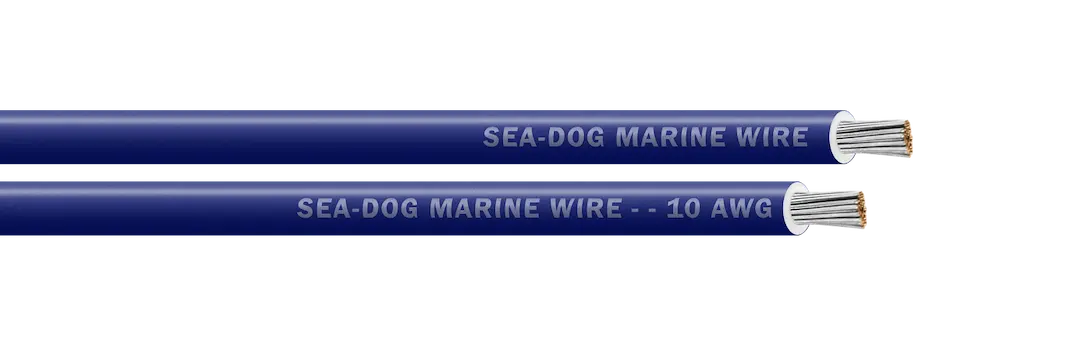 Sea Dog 10 AWG Dark Blue Primary Wire - 100 Feet