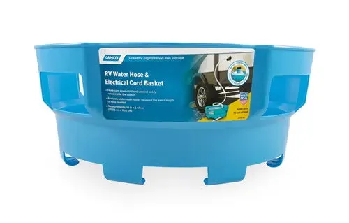 Camco Water Hose and Electrical Cord Basket - Part Number 20166 by CAMCO