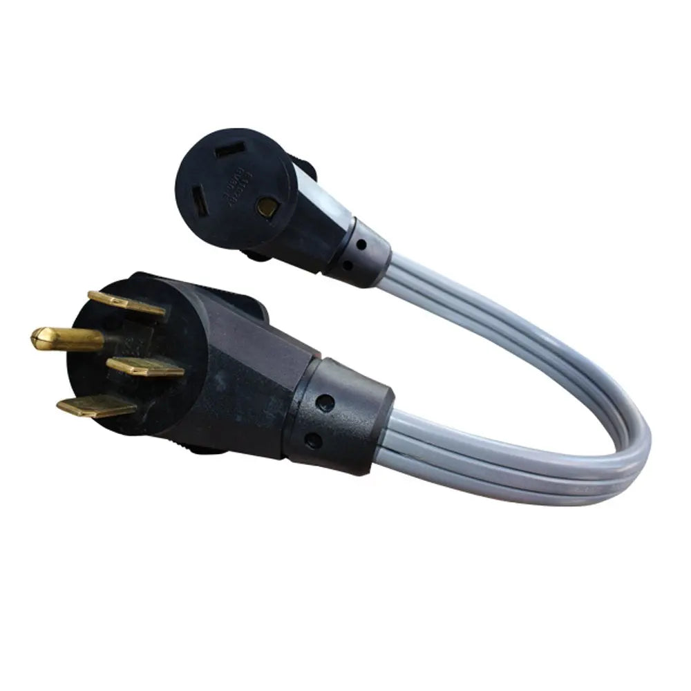 AP Products 50/30 Amp Flat Wire Adapter - Reliable Electrical Connection for RV and Marine Applications
