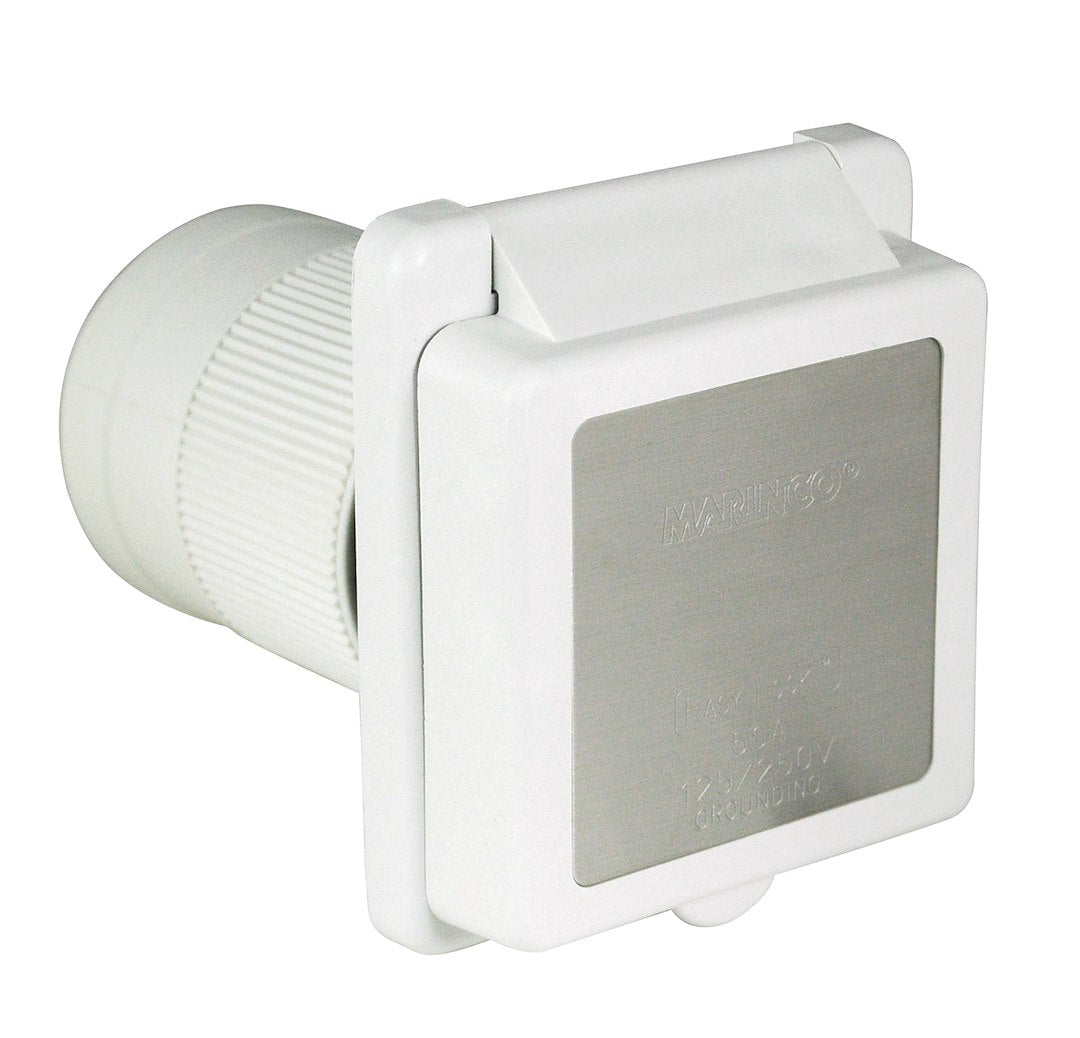 Marinco 50A Standard Inlet Model 6353ELRV for Reliable Power Connections