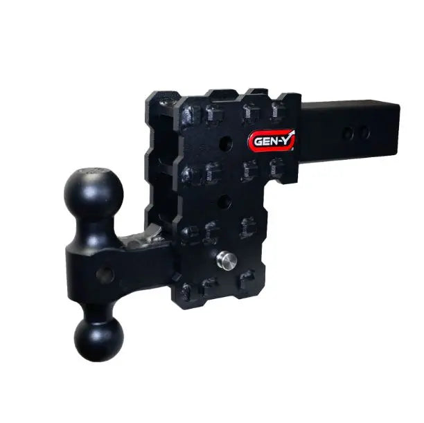 GEN-Y HITCH Phantom-X 2.5' Solid Shank with 5' Drop for Heavy-Duty Towing