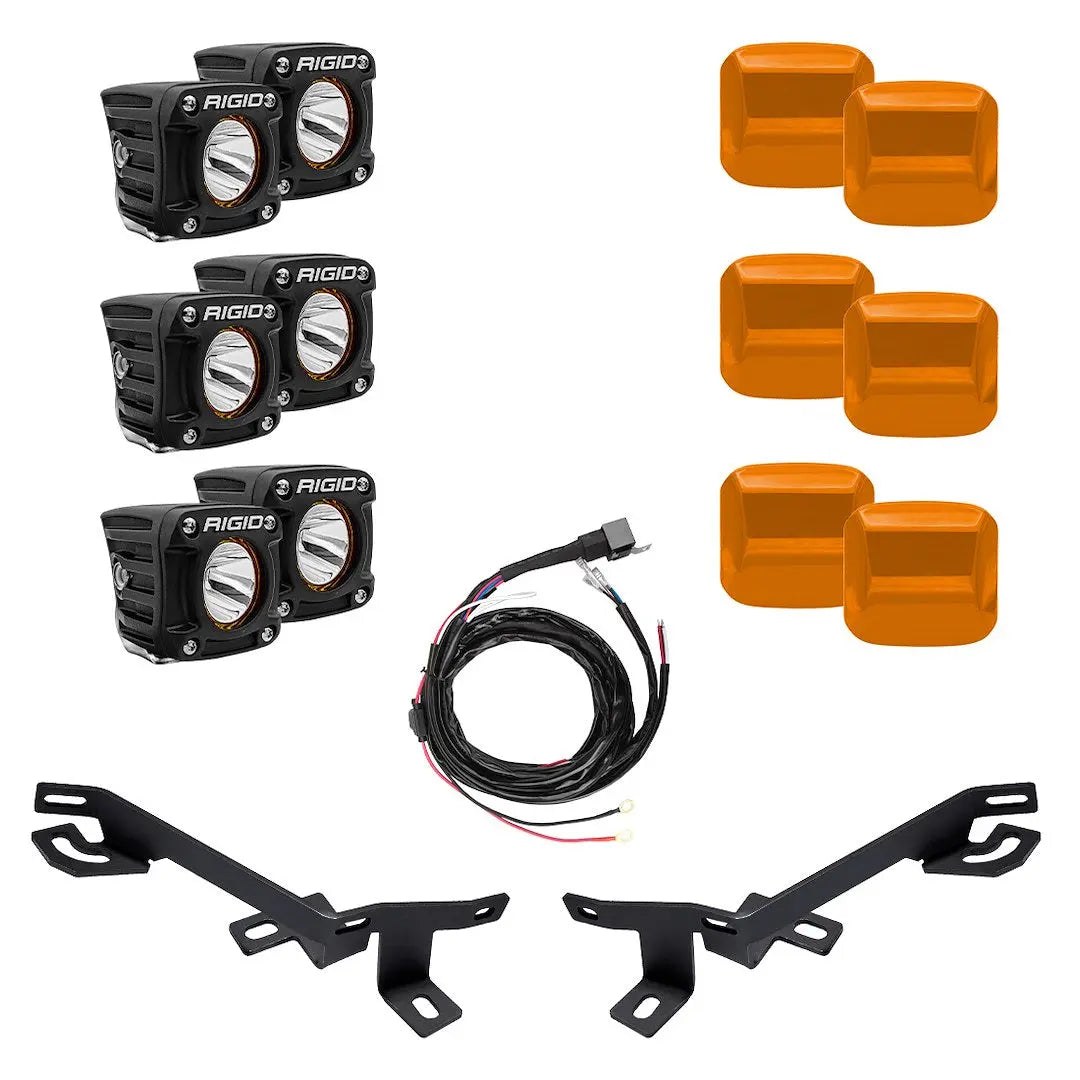 RIGID IND Can-Am Maverick X3 Revolve Headlight Kit (Part #41637)