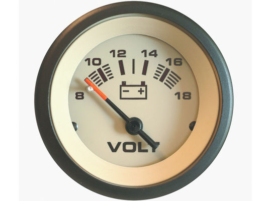 SierraMarine 59708P Sahara Voltmeter, 8-18 VDC