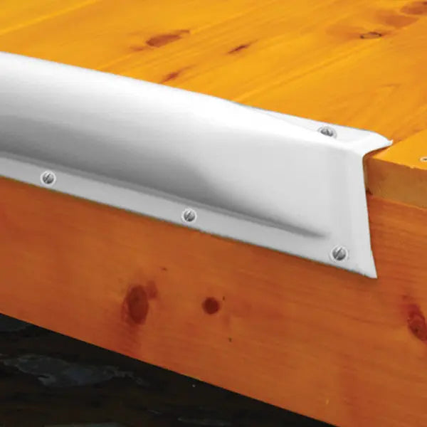 TaylorMade 46082 Straight White Dock Bumper - 18 feet