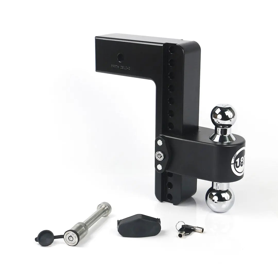 Weigh Safe CTB103KACE Chrome-Plated Turnover Ball 10' Drop Hitch