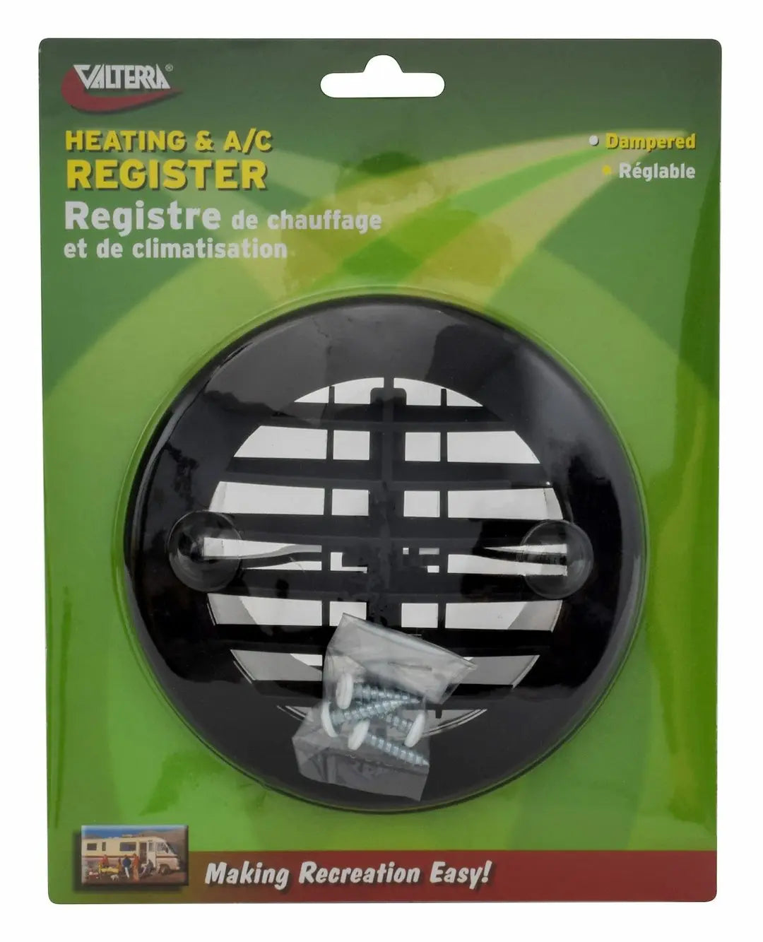 Valterra LLC Round Register in Black – Part A103353VP