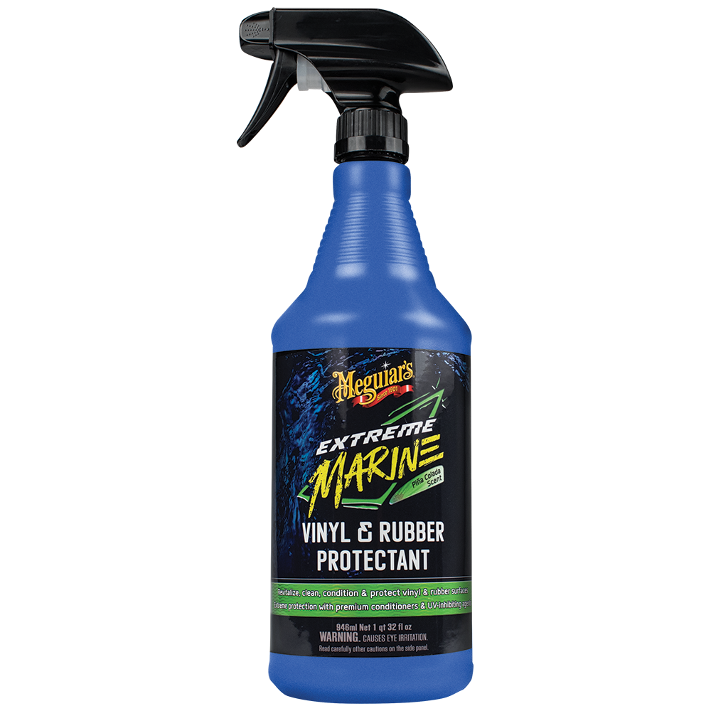 MEGUIARS WAX Extreme Marine Vinyl & Rubber Protectant 32 oz - Superior UV & Water Resistance