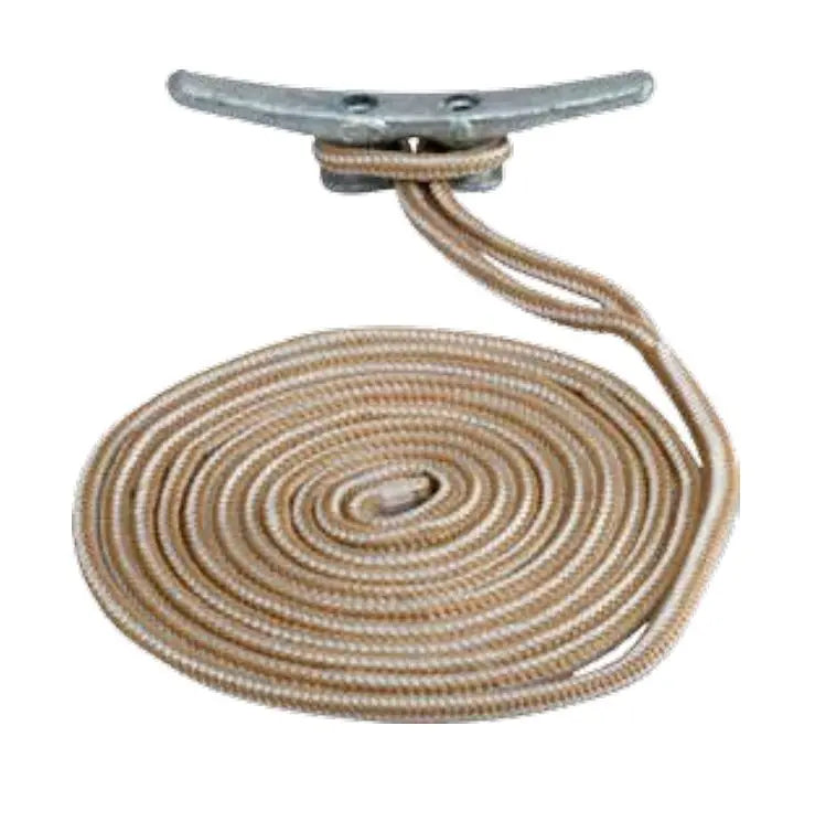 Sea Dog Double Braid Nylon Dock Line - 15 Feet, Heavy-Duty Marine Rope