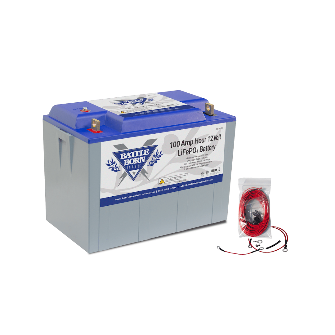 Battle Born 100Ah 12V LiFePO4 Deep Cycle Battery with Heating Function - Model BB10012H