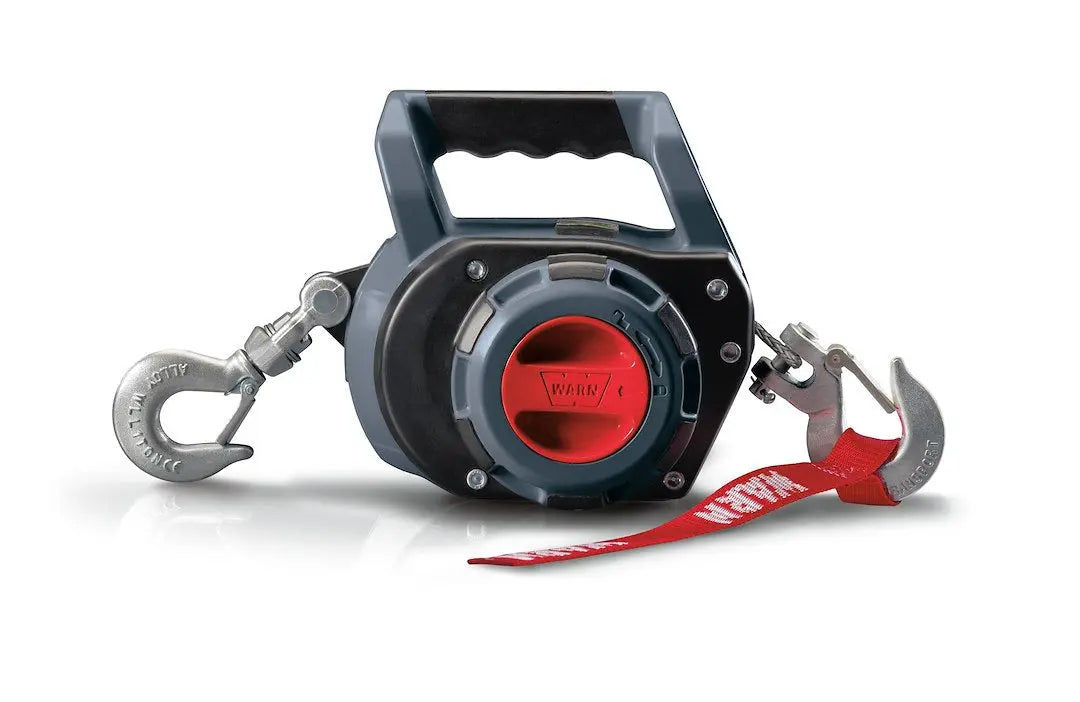 WARN Industries 101575 750 lb Synthetic Rope Drill Winch for Heavy-Duty Lifting