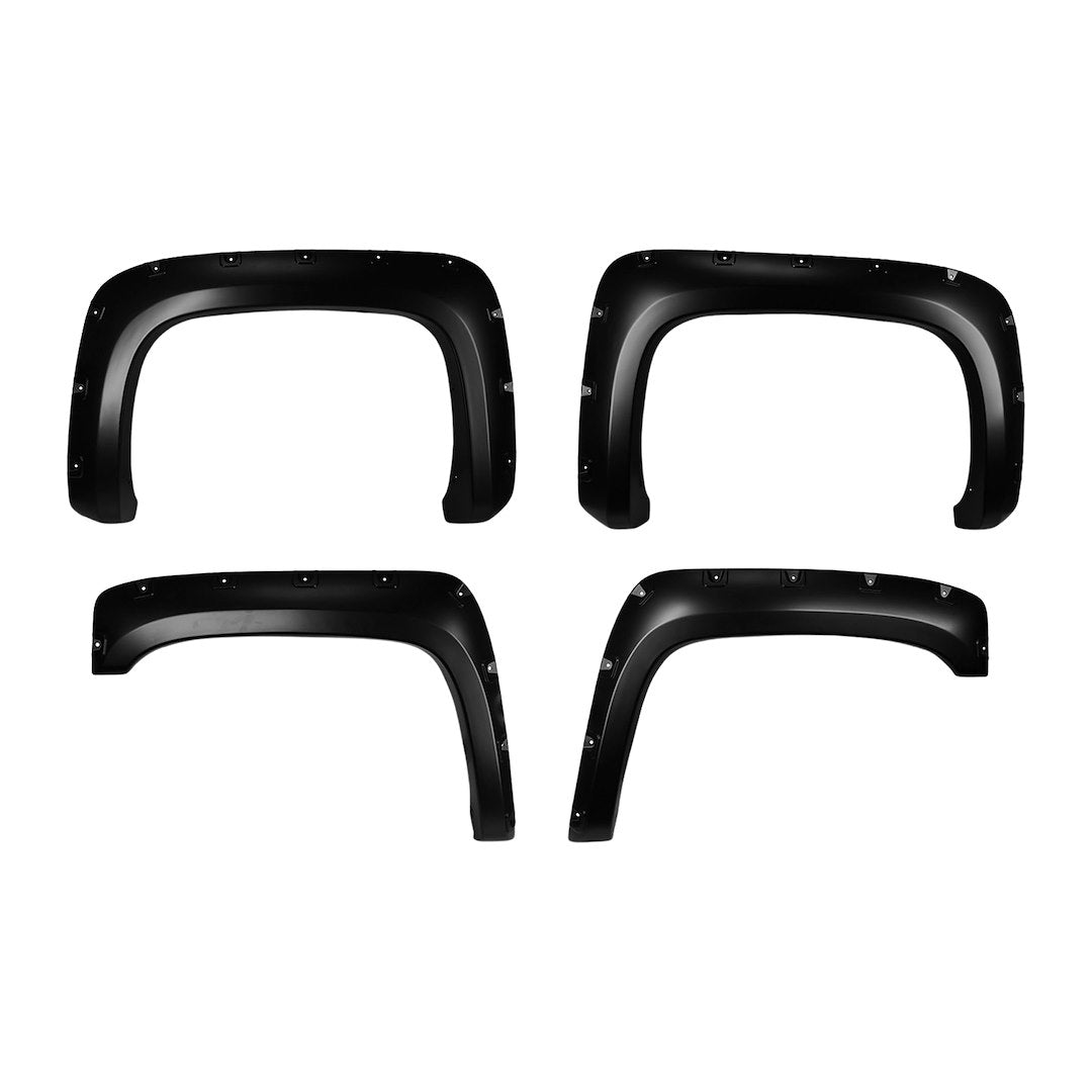 TrailFX Pocket Style Flare Smooth Set of 4 for Chevrolet Silverado (2012-2014 Models)