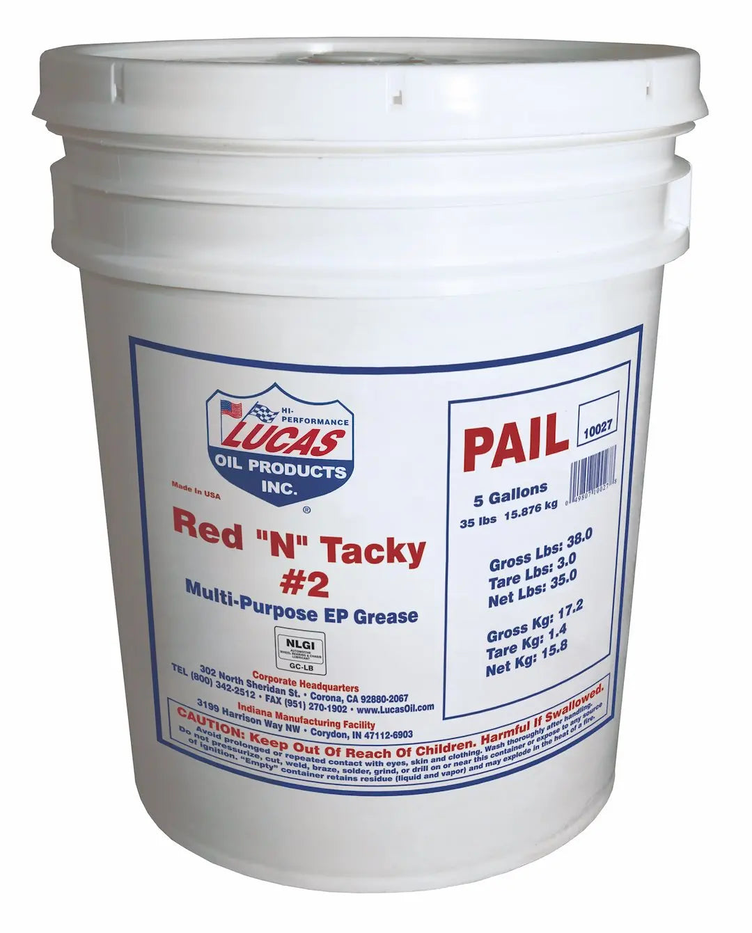 Lucas Oil Red 'N' Tacky Grease - 1 oz Tube